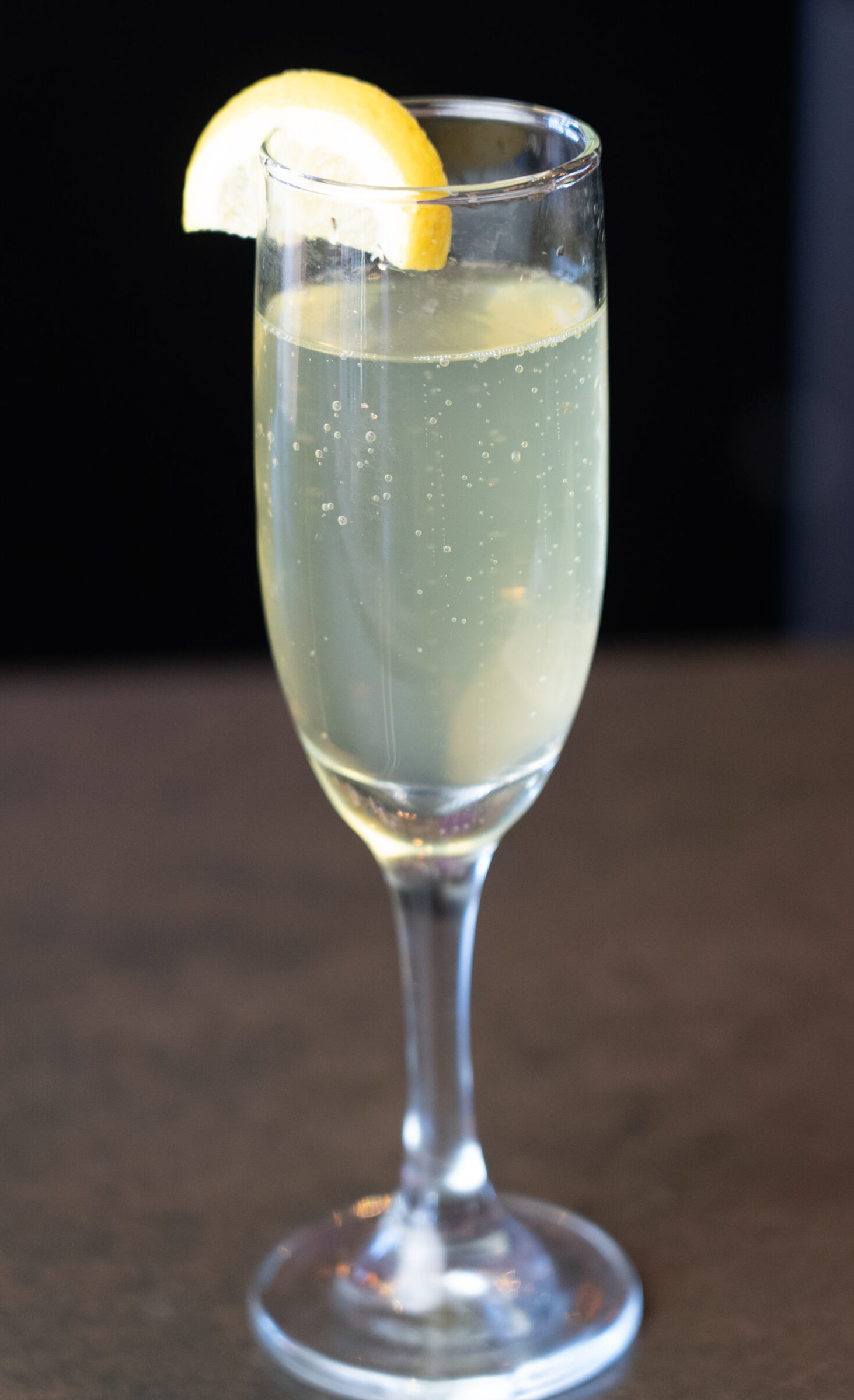 A picture of the Crescent City 75 cocktail.