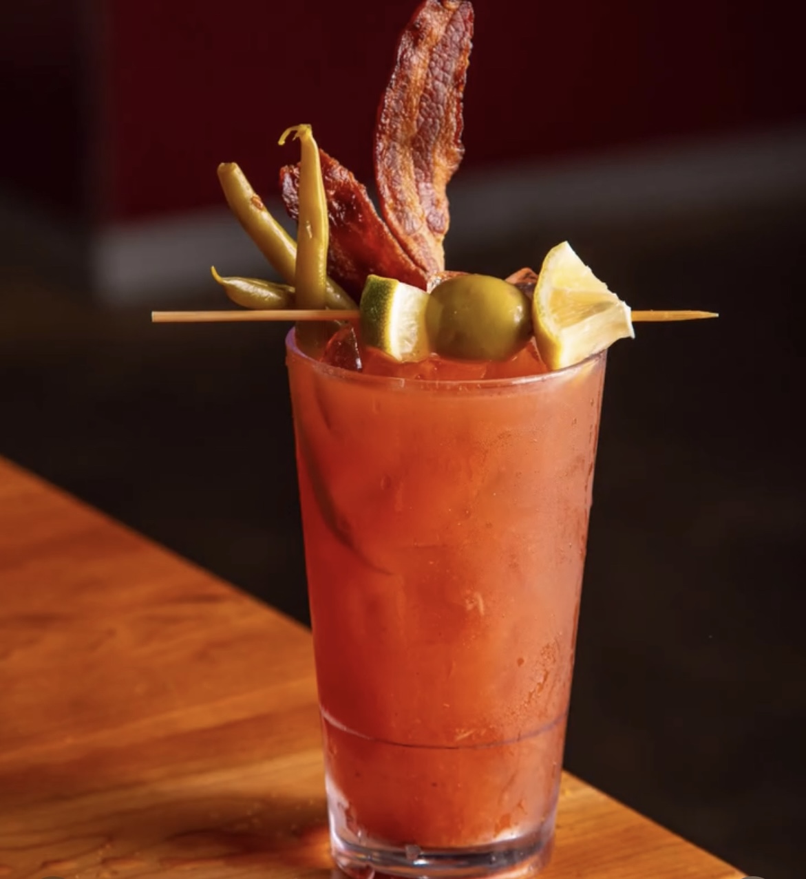 A picture of the Award-winning Bloody Mary.