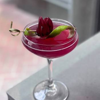 Loews Hotel New Orleans Hibiscus Martini New Orleans Cocktail Week