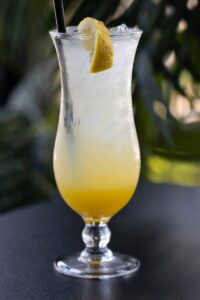 Tipsy Trumpet in French Quarter New Orleans Signature Cocktail for New Orleans Cocktail Week in September
