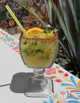 Picture of Pineapple Cilantro Margarita Cocktail French Quarter New Orleans